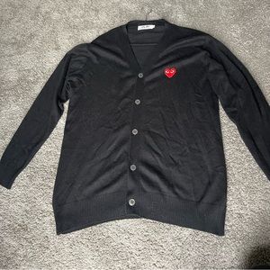 play comme de garcons cardigan